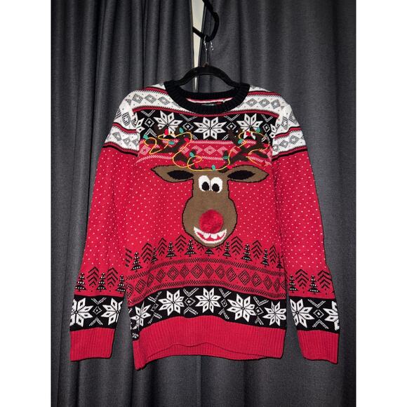 Ugly Christmas Sweater Xmas Size Medium - Picture 1 of 3